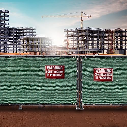 Green 6FT X 50FT Outdoor Privacy Screen Fence & Mesh Shade Net Cover, Ideal for Garden and Backyard - Enhances Privacy for Fencing & Chain Link,