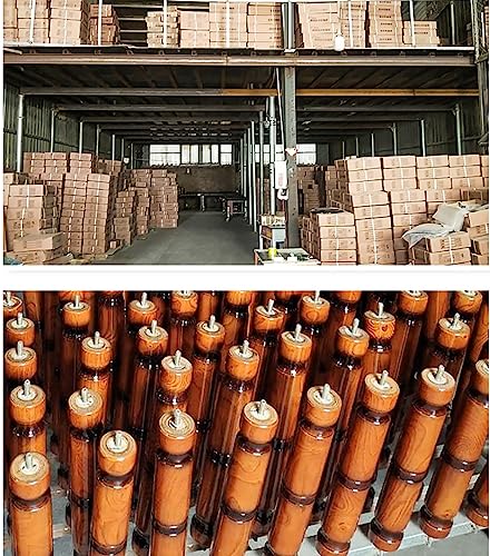 VITA FELICE Retro Wooden Coat Rack, Clothes Stand, Hat Handbag 12 Hooks Hanger Sturdy Freestanding Coat Rack for Clothes/Bags/Hats for Home/Offic