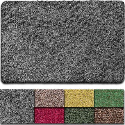 BEAU JARDIN Indoor Doormat 45.5cm x 71cm Super Absorbent Magic Door Mat Non-Slip Entrance Rug, Shoes Scraper, Super Absorbent Front Door Mat Carp
