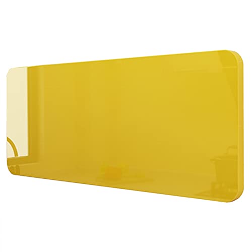 Folding Desk Floating Desk Stable Sturdy for Study Workbench, Home, Office Folding Wall-Mounted Table, Yellow 20 Sizes (Color : Yellow, Size : 50