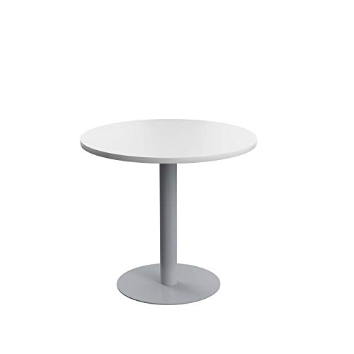 Office Hippo Circular Office Table, Sturdy & Robust Mid-Height Table Desk, Circular Work Table For Home Office, Versatile Desk Table For Canteen,