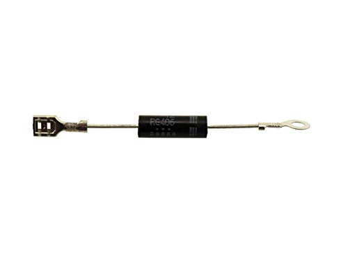 HQRP 2-Pack Microwave Oven Rectifier Diode 12kV 350mA compatible with CL01-12 HVM12 T3512 512TH RG406 512H T3512 3512 GE WB27X10930 Samsung DE91-
