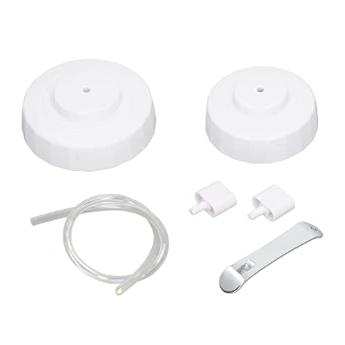 TOPINCN Jar Vacuum Sealer Manual, Vacuum Sealers Specialty Appliances Vacuum Sealing Kit with Hose Food Vacuum Saver Can Sealer Jar Pump Kit Acce