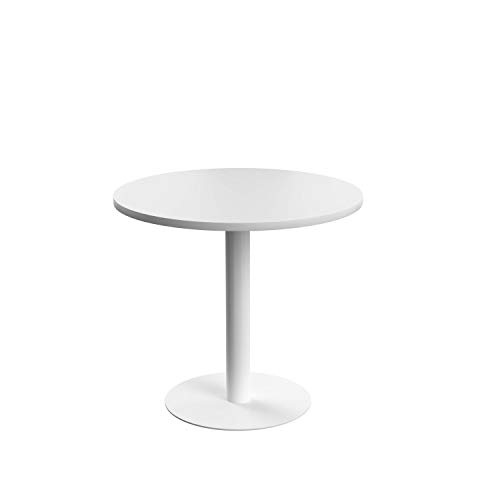 Office Hippo Circular Office Table, Sturdy & Robust Mid-Height Table Desk, Circular Work Table For Home Office, Versatile Desk Table For Canteen,