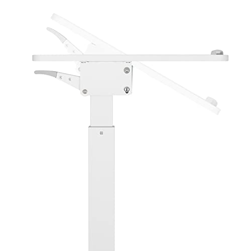 Maclean Laptop Desk Ergonomic Stand Sit Table Height Adjustable Wheels Home Office Portable