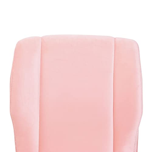 LXXSH Adjustable Swivel Task Chair Plush Velvet Office Chair