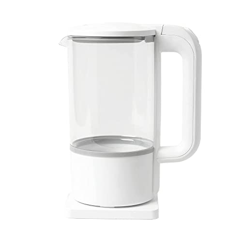 DAUH Electric Glass Kettle | Minimalist Scandinavian Inspired Design - Eco Boil - Energy Efficient - Boil-Dry Protection - Borosilicate Glass – B