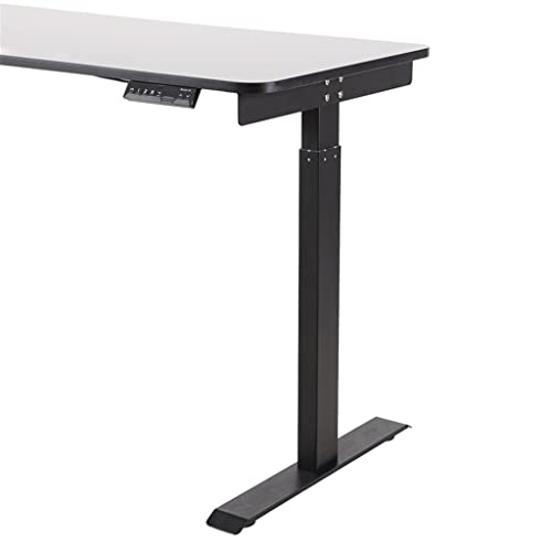 NXYJD Computer Desk Laptop Desk Rolling Single Electric Height Adjustable Desk For Office Home Furniture (Color : White)