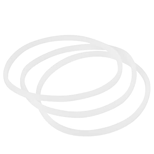 Dioche Rubber Gasket for Blender Blender Rubber Seal Ring Hobbs Blender Rubber Seal Rubber White Gaskets Rubber Seal Ring For Magic Bullet Flat/C