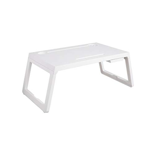 JJDNZ Foldable Portable Laptop Bed Table Stand Rack Computer Reading Kids Study Table Small Table Anti-Skid Table Home Furniture