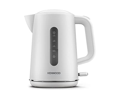 Kenwood Abbey Lux Water Kettle, 360° Swivel Base, Fast Boiling, Removable Filter, Water Capacity 1.7L, ZJP05.C0DG, 3000W, Dark Grey with Rose Gol
