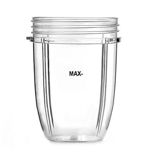 DDSHUN 18oz Juicer Cups Large Cups Clear Blender Cups Compatible for Nutribullet Replacement Parts 600W/900w Blender Juicer Accessories for Nutri