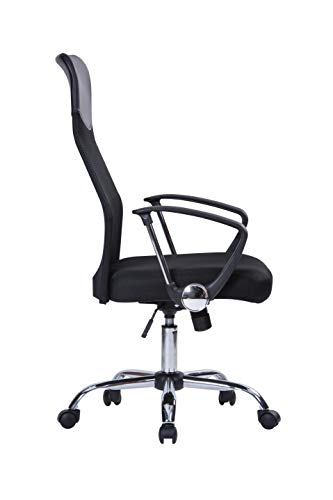 Office Hippo Home Office Chair, Study Chair, Computer Chair, Reclining Chair, Breathable Mesh, Swivel Chair, Adjustable Chair with Arms and Back