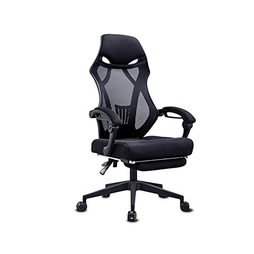 LXXSH Home Chair, Comfortable Office Chair for Office Area, Reclining Game Chair, Swivel Chair, Computer Chair, Electric Back Chair. (Color : A)
