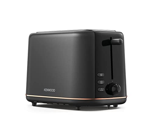 Kenwood Abbey Lux Water Kettle, 360° Swivel Base, Fast Boiling, Removable Filter, Water Capacity 1.7L, ZJP05.C0DG, 3000W, Dark Grey with Rose Gol