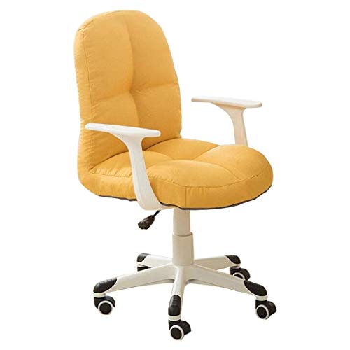 MMAXZ Office chair-Home Chair Comfortable High Rebound Sponge PadErgonomic Backrest Fixed Armrest