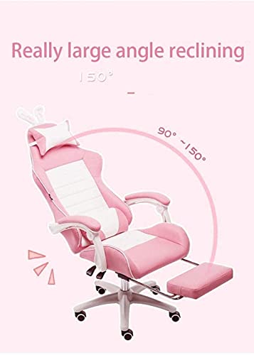 HJW Gaming Chair, Office Chair Electronic Racing Chair Home Competitive Racing Chair Without Footrest Armchair