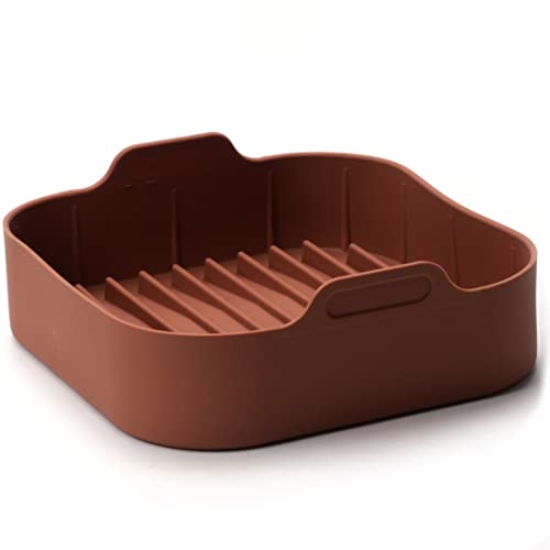 Air Fryer Silicone Pot, Reusable Food Safe Air Fryers Oven Accessories for Home Kitchen Restaurant Supplies, Replacement of Parchment Paper Liner
