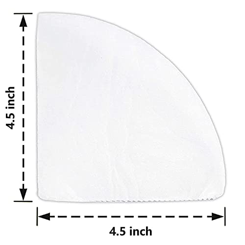 KAIHENG 50 filter cones and funnels 4.5" Fryer Oil Filters Oil filter Non Woven Filter Cone Grease Filter Cones Best For Restaurants, Cafes, Food