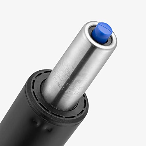 kwmobile Office Chair Gas Lift - 225-310mm Length - 200KG Limit - Replacement Gas Cylinder for Office Swivel Gaming Chairs - 85mm Stroke - Black