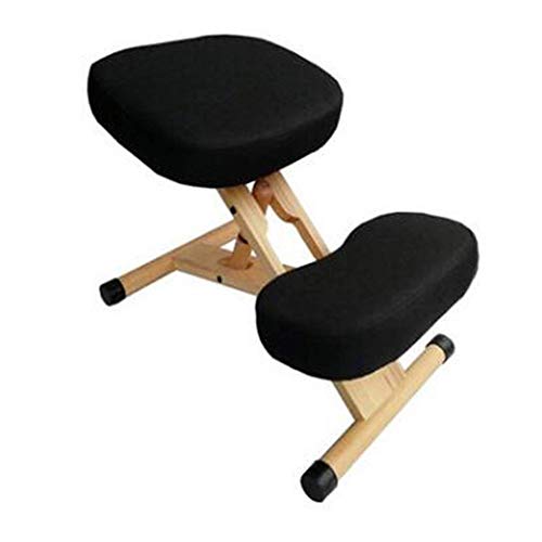 LZQDM Office Chairs Ergonomic Kneeling Chair Home Office Chairs Thick Cushion Adjustable Improve Posture Now Neck Pain Comfortable Knees and Stra