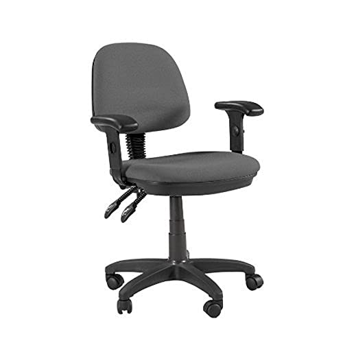 Offex Feng Shui Desk Height Adjustable Multi-Functional Ergonomic Home Office Chair with Arms and Casters, Gray