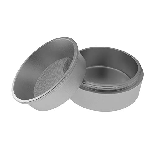 Headchef Future 4 Piece Grinder with Sandblasted Finish, Metal Herb Grinder, 62mm (Silver)