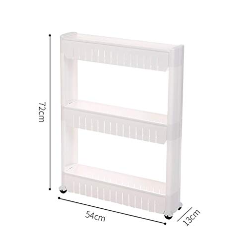 JYXSHELFA Home Shelves, Three Tiers Storage Cart,Suitable For Many Places Kitchen Living Room Bathroom Office Organizers Storage Rack,Storage Rac
