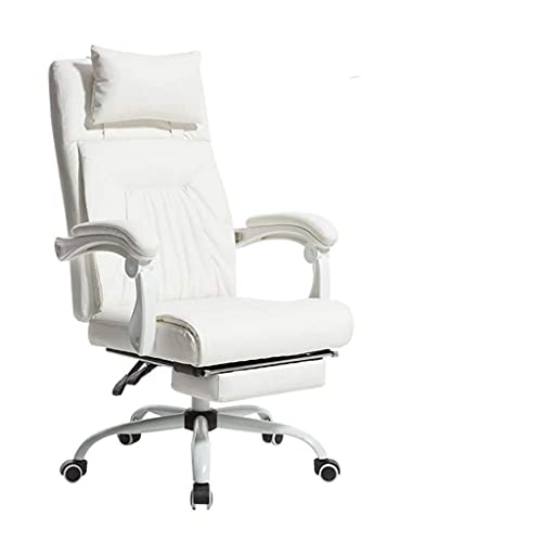 NXYJD Office Racing Gamer Chairs Computer Gaming Chairs Ergonomic Home Office Adjustable Lifting Swivel Armchair with Footrest