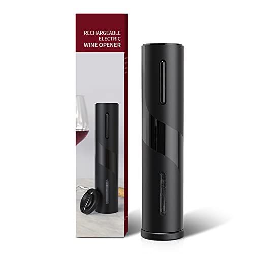 IraXpro Electric Wine Opener,Automatic Wine Bottle Opener,Electric Wine Opener Cordless,Battery Operated Wine Opener with Foil Cutter,One-Click B