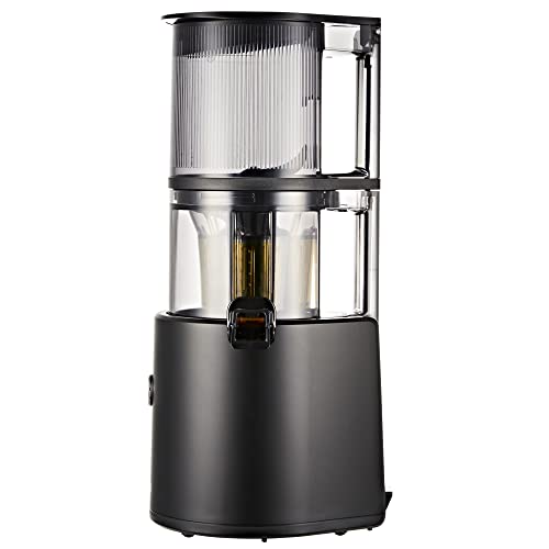 HUROM H-300 Cold Extractor Extractors Fruit and Vegetables, Multi-Screw Technology Filter + Screw with Automatic Reversal, 90% Juice Yield, Easy