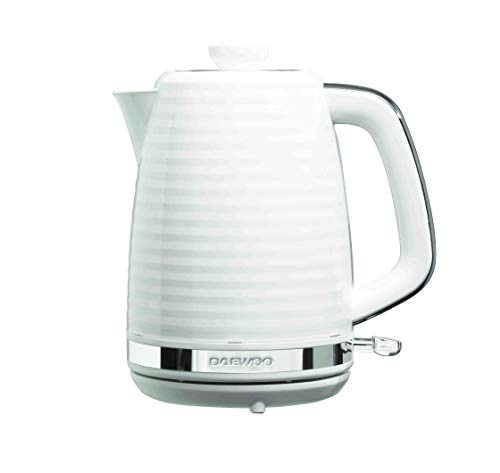 Daewoo SDA1970 Hive Textured Body Kettle with Concealed Heeating Element, Power On Indicator and Removable Filter, Automatic and Manual Switch Of