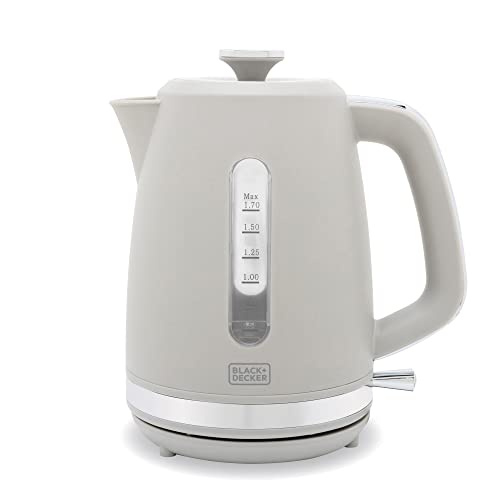 BLACK+DECKER BXKE10071GB Jug Kettle With 1.7L Capacity, 3KW, Black