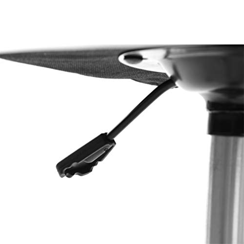 XIAOJUN Office Chair with Arm High Back 5 Castor-Wheel Base 360 Degree Swivel Home Gaming Chair Pad Seating Black