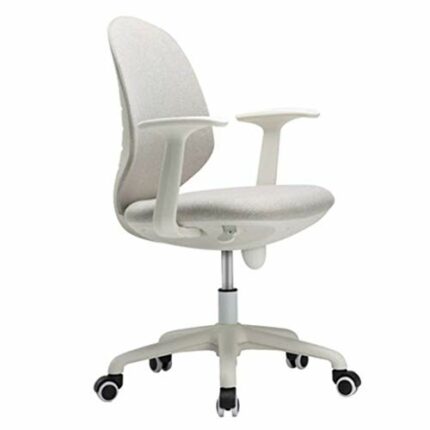 WALNUT Chairs,Office-Chair Home Leisure Adjustable Swivel Gaming Desk-Chair Ergonomic Task Computer-Chair with Armrests(Color : Gray, Size : 85 *