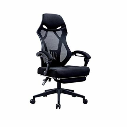 ygqbgy Reception Chairs with Arms and Back Support Ergonomic Office Chair ，Modern High Back Desk Chair with Footrest and Lumbar Support