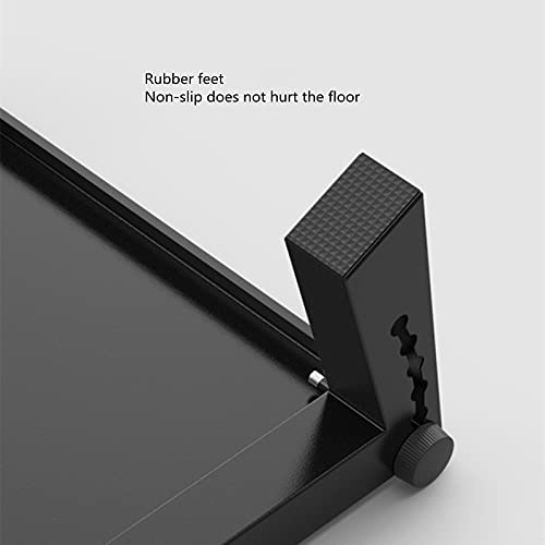 N / B Adjustable Footrest, Ergonomic Desk Footrest, with 6 Adjustable Heights,30° Adjustable Angle of Inclination,Relieve Leg, Knee and Back Pain