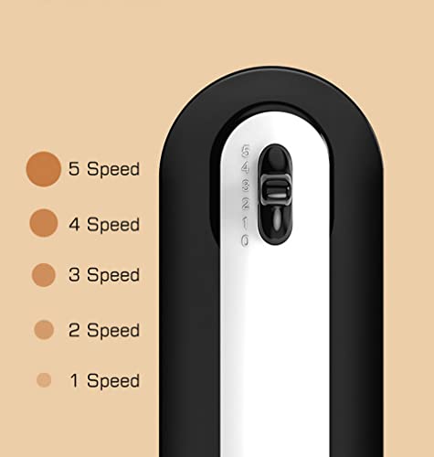 Handheld Mixer, 5-Speed Electric Hand Mixer,Whisk Kitchen Food Baking,Light Hand Mixer With Egg Beaters Dough Hooks