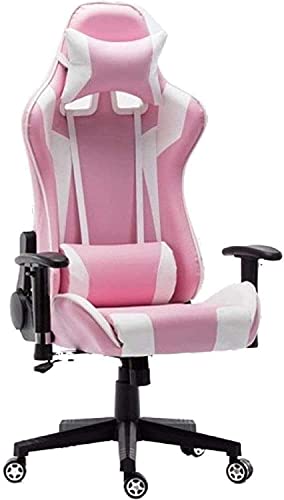 HJW Ergonomic Gaming Chair High Back Computer Chair Home Office Chair Lift Reclining Sports Chair Adjustable Chair Armchair,As Shown