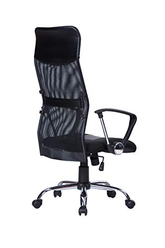 Office Hippo Home Office Chair, Study Chair, Computer Chair, Reclining Chair, Breathable Mesh, Swivel Chair, Adjustable Chair with Arms and Back