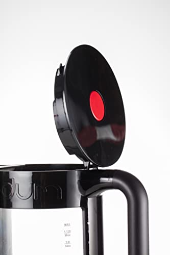 Bodum BISTRO Electric water kettle, double wall with temperature control, 1.1 l, 37 oz, Black, 11659-01UK