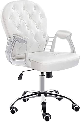 ZXFYHD Desk Chair,Office Chair Office Chair Pu Leather, Swivel Chair Ergonomic With Adjustable Backrest And Lifting, Home Office Niture, Seat Dep