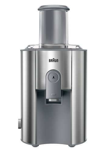 Braun J700 Spin Juicer extractor for whole fruit, citrus & vegetables 1000 Watt, 2 speeds, anti splash spout, 1.25L foam seperating jug, dishwash