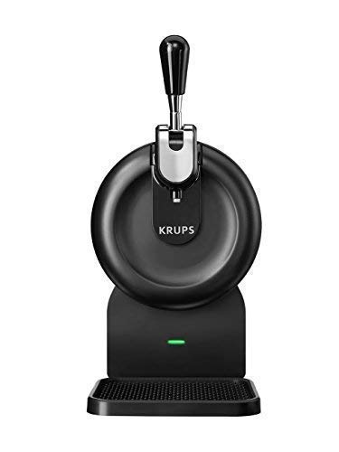 Beerwulf The SUB Compact Black UK | Draught Beer Tap for Home by Krups | 2L (Black)