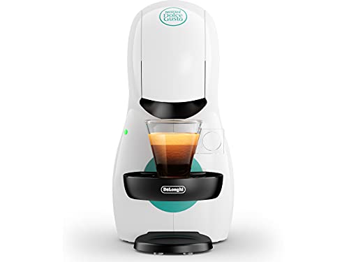 DeLonghi Nescafé Dolce Gusto Piccolo XS Pod Capsule Coffee Machine, Espresso, Cappuccino and more, EDG210.W, 0.8 liters, White & Green