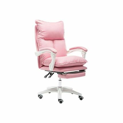 WALNUT Executive Office Chair with Memory Foam Cushions, Solid Arms and Base Computer Chair Comfortable Sedentary Home