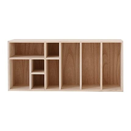 WXJLYZRCXK Bookcases Wood Desktop Bookshelf Desk Organizer Office Storage Rack Display Shelf Countertop Bookcase Office Supplies Home Decoration