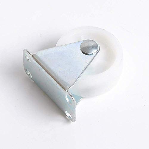 MU Swivel Castor Wheels Pp Heavy Duty Castors for Small Home Office Furniture Industrial Work Cart Separately,2" Fixed Stem