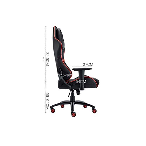 SCDBGY Ygqbgy Office Chair - Home Computer Gaming Chair Competitive Game Racing Chair Hand Travel Stool Ergonomic Office Turn Chair