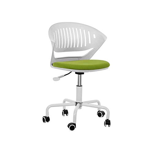 office chair gaming chair computer chair Durable, Small Space Computer Chair Home Comfortable Desk Chair Simple Study Office Chair (Color : Argen